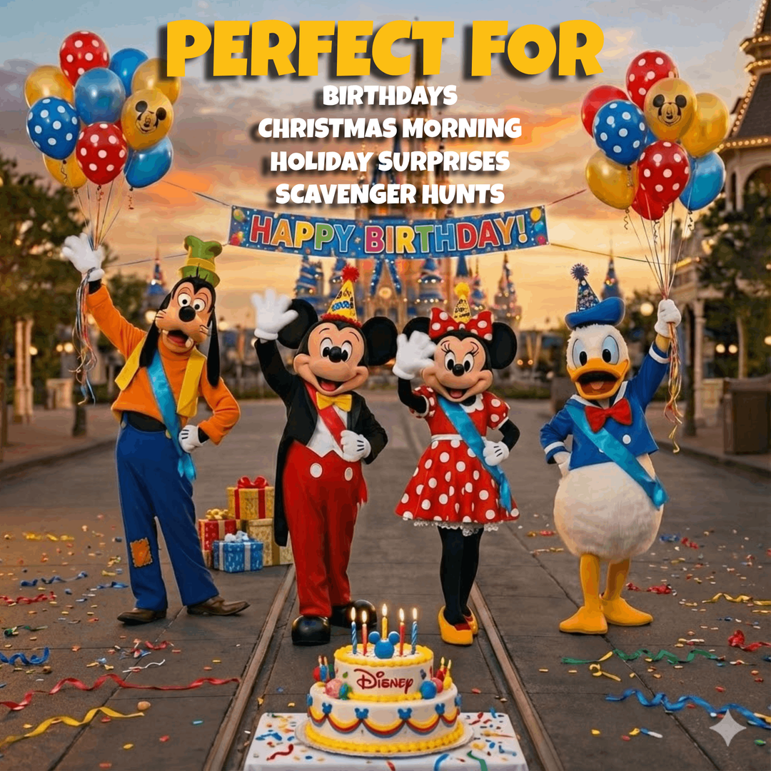 Disneyland Paris Trip Reveal Video - Personalized Mickey Mouse Announcement
