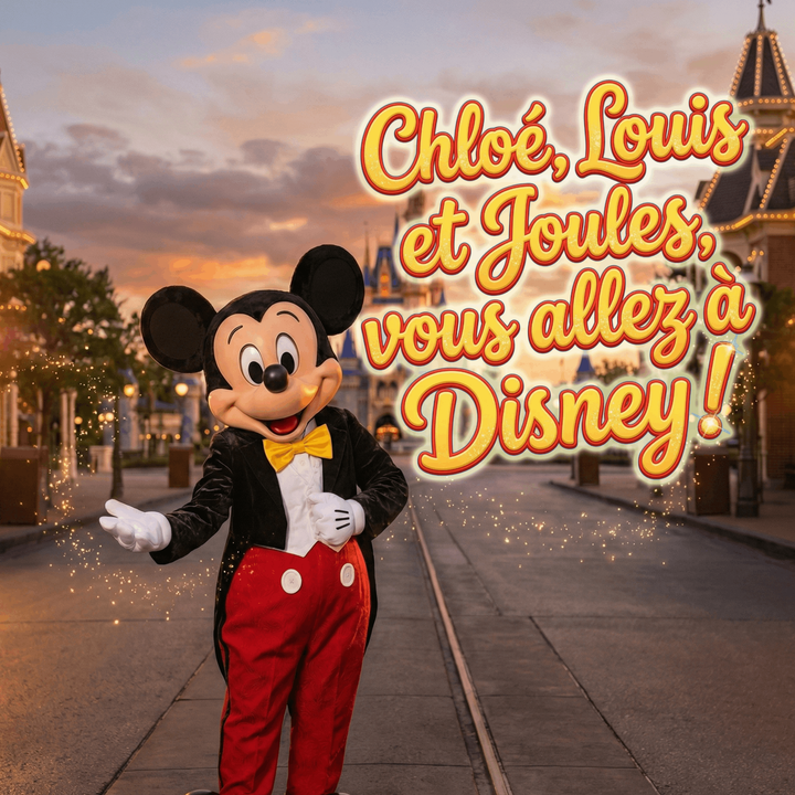 Vidéo Annonce Disney World : Surprise Personnalisée