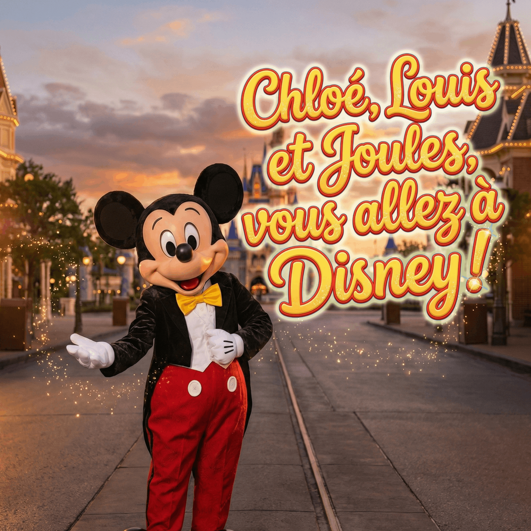Vidéo Annonce Disneyland Paris : Surprise Personnalisée